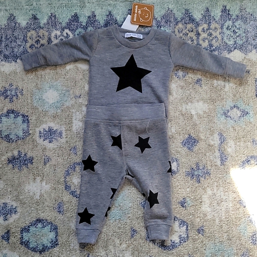 Baby 2 piece gray outfit